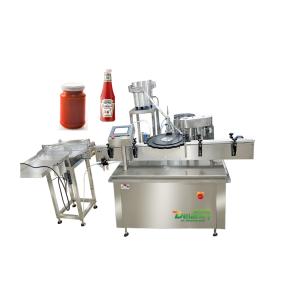 Machine de remplissage de bouteilles de ketchup